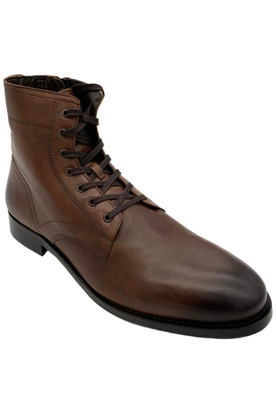 Donald Pliner Men's Pete Lace-Up Boot Cognac - Medium